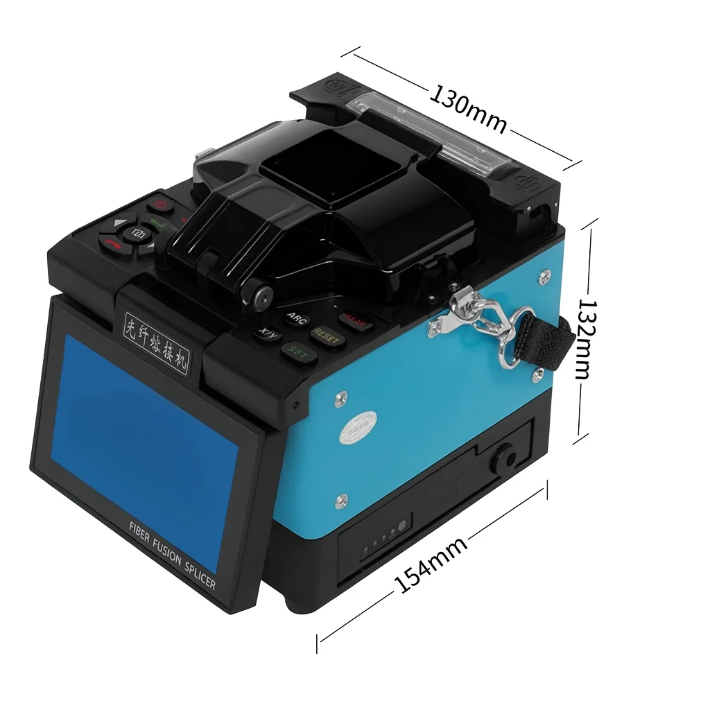 Precision Small Diameter High Power Laser Fiber Fusion Splicer 30 50 60 80 Um Large Core 125 200 400 600 Um Splicing Machine