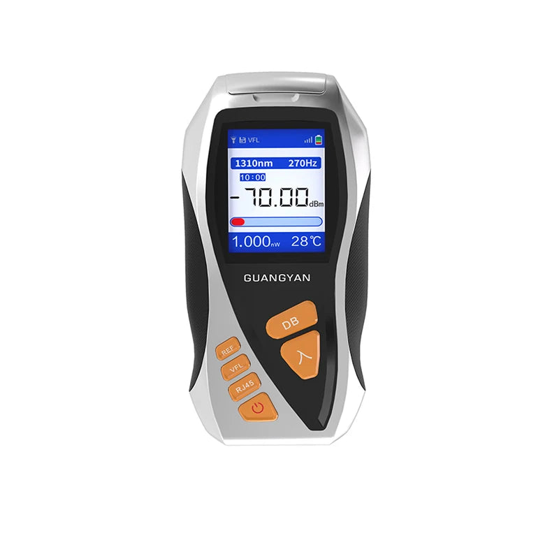 4 in 1 Fiber Optic Equipment VFL 5mW Rj45 Cable Tester All-in-one Mini OPM Ftth Optical Fiber Meter