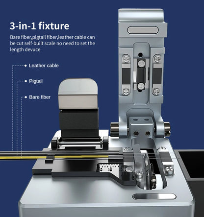New GUANGYAN Q1 High Quality Optical Fiber Cutter Tool with 0.5 Cutting Angle FTTH Fiber Optic Equipment 1 Year Warranty