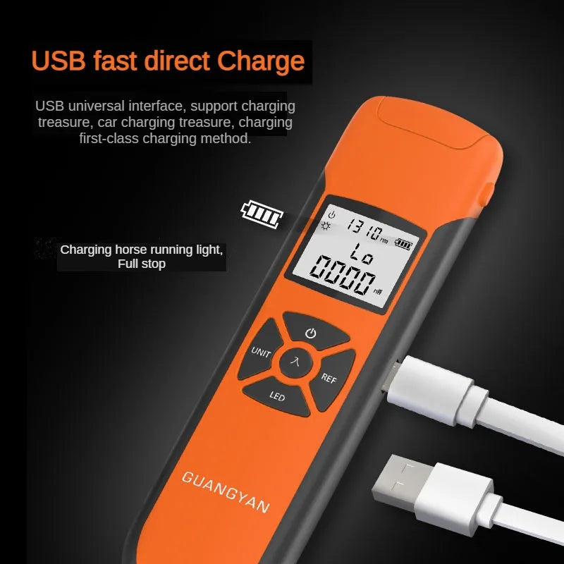 Mini G10 FC SC ST  power meter fiber optic Tools Rechargeable OPM FTTX Charge  WiFi network optical power meter