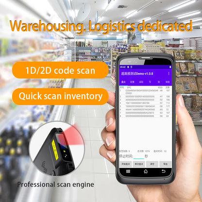 Industrial Rugged PDA with Android 15 MTK Octa-core CPU Barcode Scanner IP65 Handheld Data Terminal RFID NFC in Stock