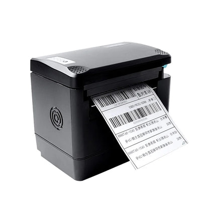SNBC BTP-K716 Desktop Thermal Label Printer 4x6 USB Express Waybill Shipping Industrial Black White 203 DPI Roll Paper Used