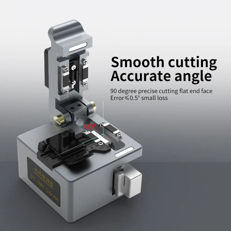 New GUANGYAN Q1 High Quality Optical Fiber Cutter Tool with 0.5 Cutting Angle FTTH Fiber Optic Equipment 1 Year Warranty