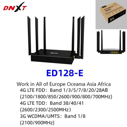 Industrial Grade ED128 4G Wireless Router Industrial WiFi CPE