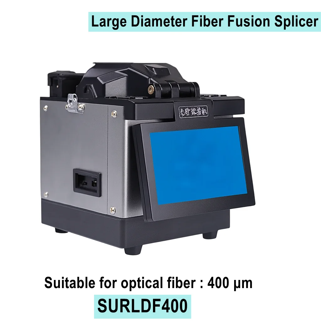 Precision Small Diameter High Power Laser Fiber Fusion Splicer 30 50 60 80 Um  Large Core 125 200 400 600 Um Splicing Machine