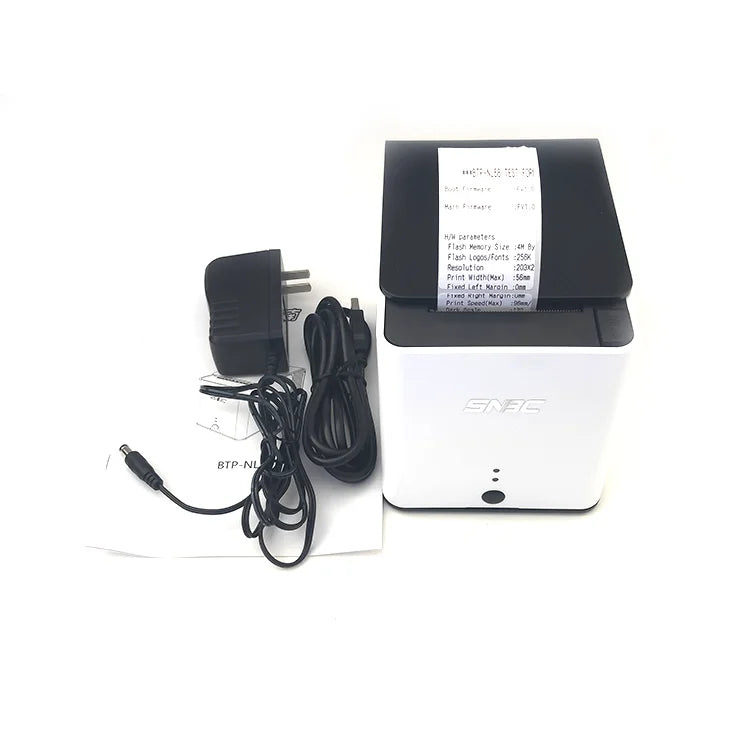 SNBC BTP-NL58 58mm 2 Inch Small Cheap Custom Shipping Food Label Sticker Thermal Barcode Label Printer for Mobile Phone