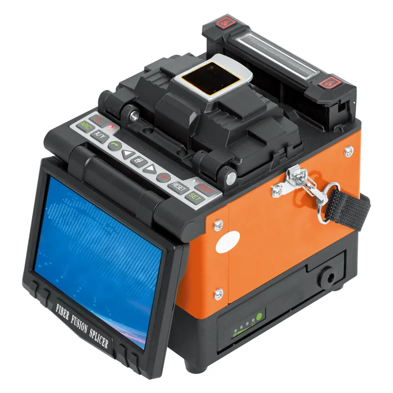 Precision Small Diameter High Power Laser Fiber Fusion Splicer 30 50 60 80 Um  Large Core 125 200 400 600 Um Splicing Machine