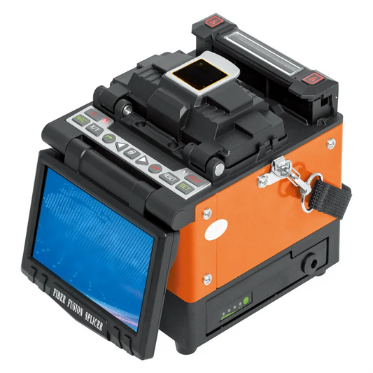 Precision Small Diameter High Power Laser Fiber Fusion Splicer 30 50 60 80 Um  Large Core 125 200 400 600 Um Splicing Machine