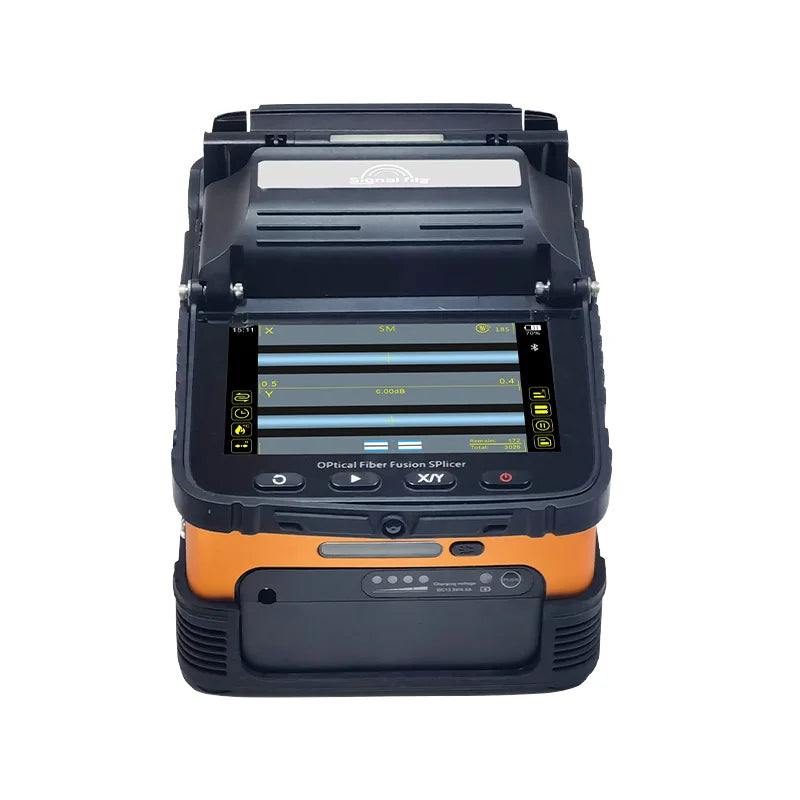 KEXINT AI-5 Optical Fiber Splicer Fusion Optic Splicing Machine with SC Connector GPRS Network AC 100-240V 1-Year Warranty