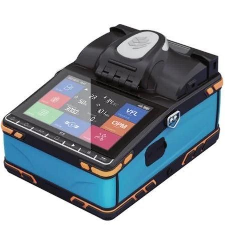 K5 fusion Splicer 6 Motor Core Alignment Mini Splicing Machine Optical Fiber Ftth Welding Equipment for Telecom