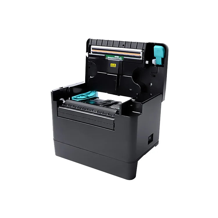 SNBC BTP-K716 Desktop Thermal Label Printer 4x6 USB Express Waybill Shipping Industrial Black White 203 DPI Roll Paper Used