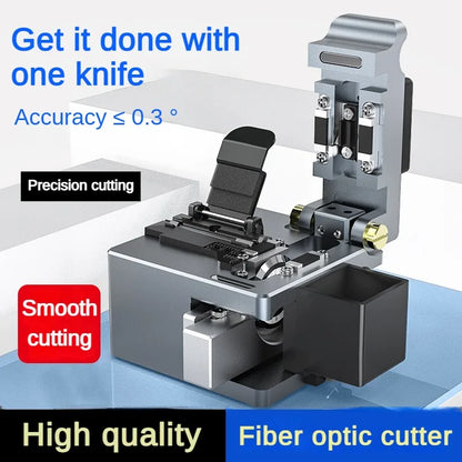 New GUANGYAN Q1 High Quality Optical Fiber Cutter Tool with 0.5 Cutting Angle FTTH Fiber Optic Equipment 1 Year Warranty